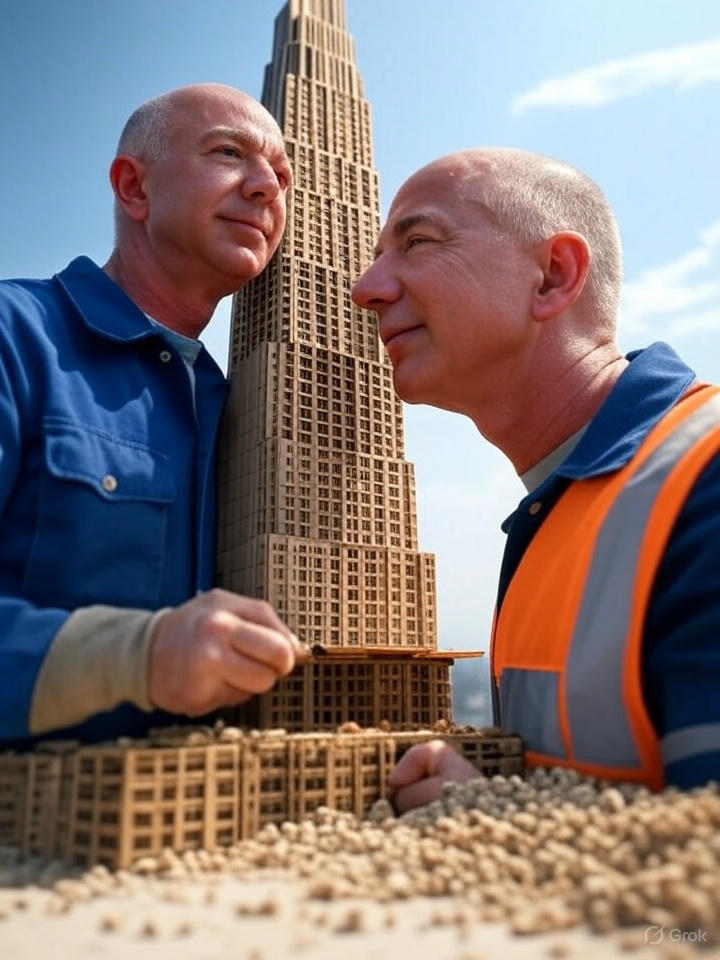 You build empires with steady hands
